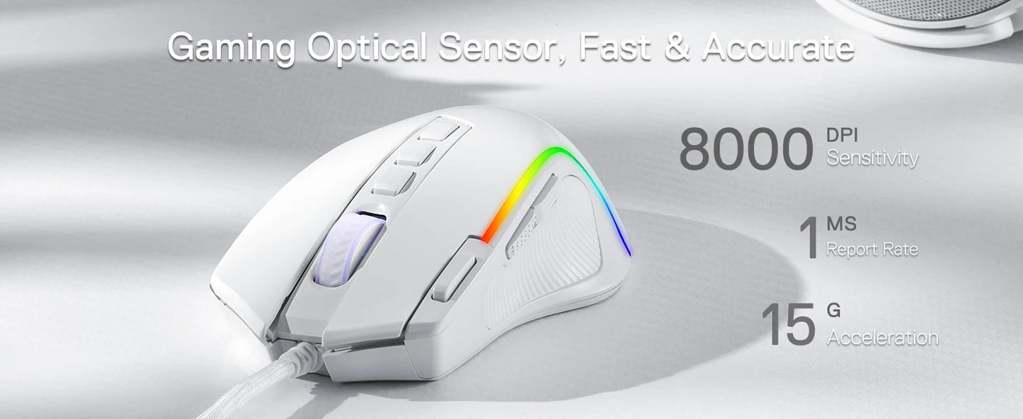 Redragon M612 Predator RGB Gaming Mouse