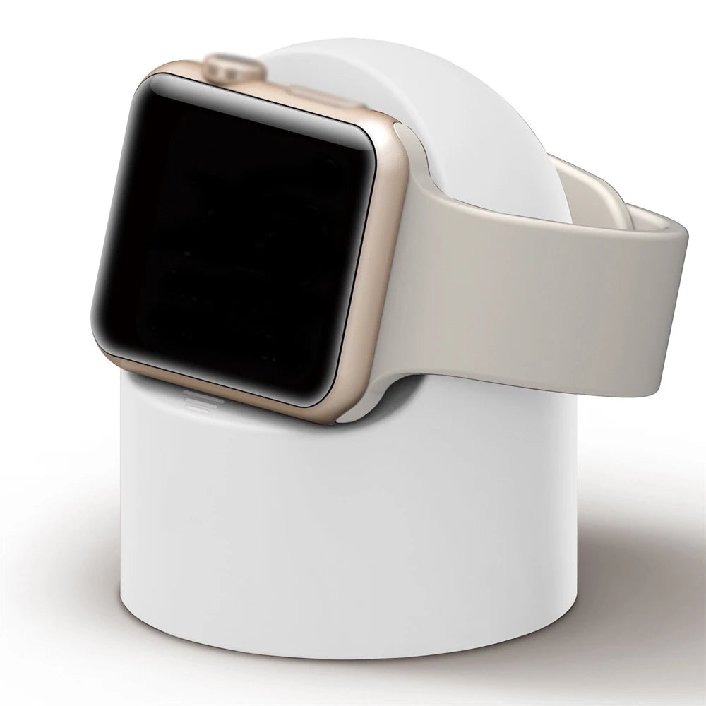 Smartwatch Silicone Charging Stand Compatible with Apple Watch Series 1/2/3/4/5/6/7/8/9