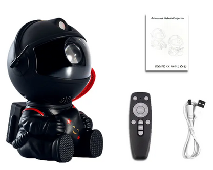 Galaxy Star Astronaut LED Projector Lamp With Remote Control